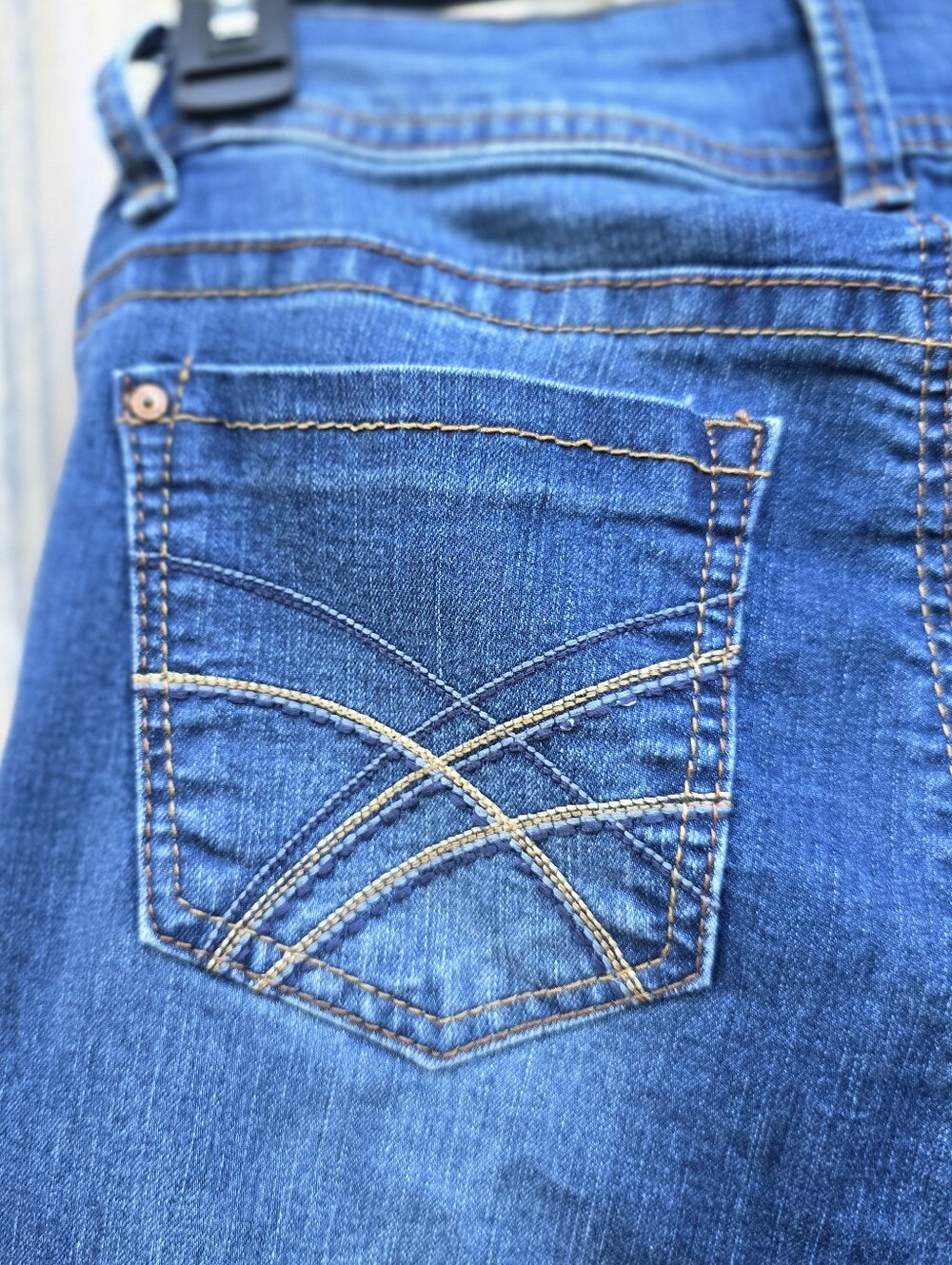 Wallflower Dark Blue Boot Cut Jeans - Picture 7 of 8